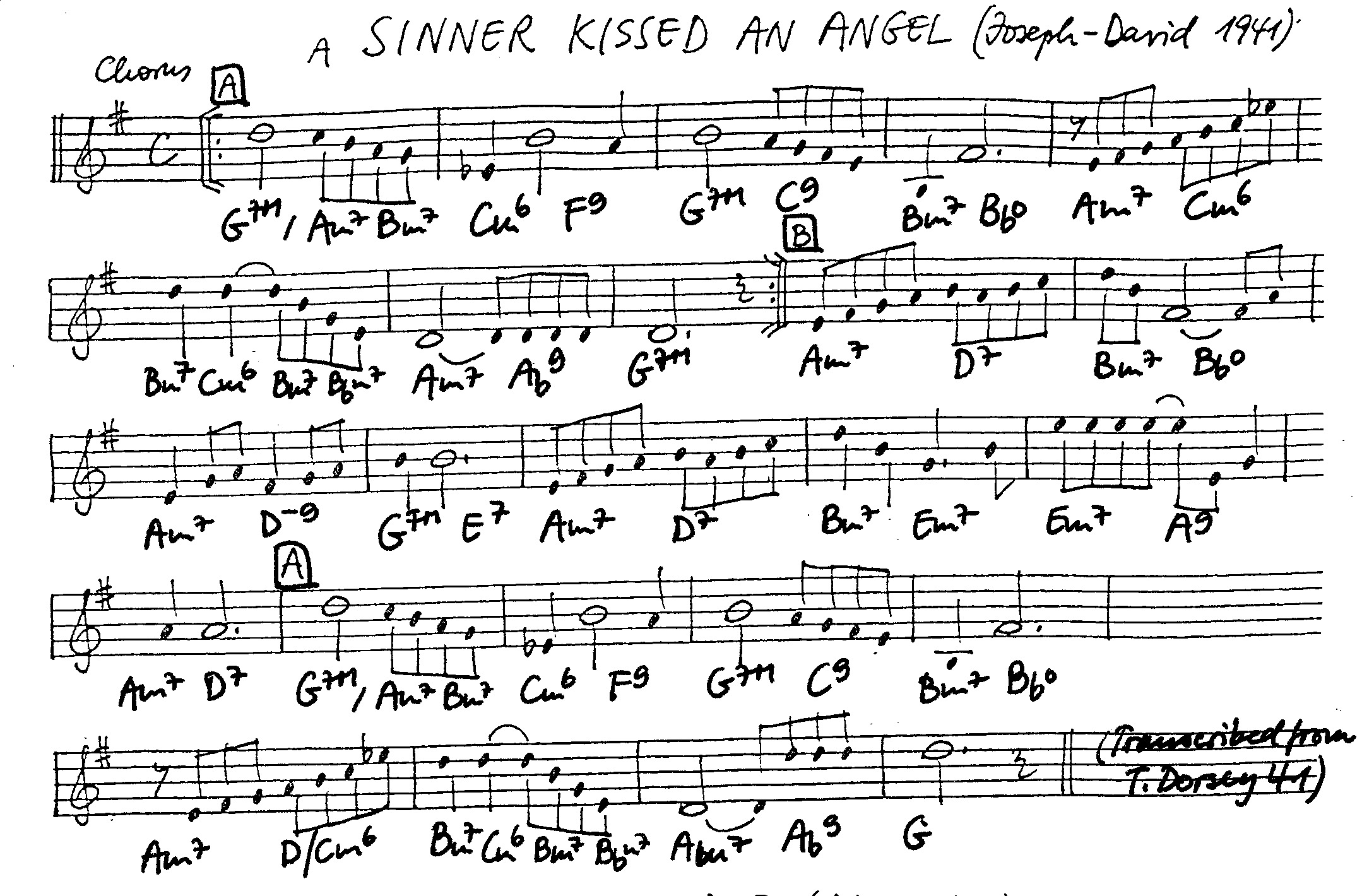 a sinner kissed an angel leadsheet – book us for your next 20s or gatsby event